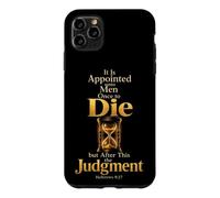 KJV Bible Verse Hebrews 9:27 Appointed Once to Die Judgment Case for iPhone 11 Pro Max