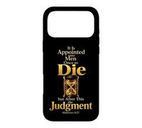 KJV Bible Verse Hebrews 9:27 Appointed Once to Die Judgment Case for iPhone 17 Pro Max