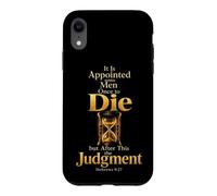 KJV Bible Verse Hebrews 9:27 Appointed Once to Die Judgment Case for iPhone XR