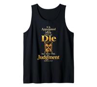 KJV Bible Verse Hebrews 9:27 Appointed Once to Die Judgment Tank Top