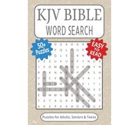 KJV Bible Word Search Puzzle Book: Word Searches with Easy to Read Print about God, Old and New Testament, Jesus and More | 6x9 inches, 120 pages | ... Lovers, Vacations, Holidays and Free Times