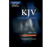 KJV Cameo Reference Edition, Blue Goatskin Leather, Red-letter Text, KJ456:XRE