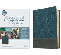 KJV Chronological Life Application Study Bible, 2nd Edition: KJV Chronological Life Application Study Bible, Leatherlike, Palm Forest Blue