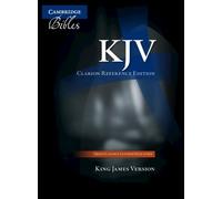 KJV Clarion Reference Bible, Dark Green Buffalo Calfskin Leather, Full Yapp
