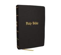 KJV Compact Large Print Bible, Black Leathersoft, Red Letter, Comfort Print