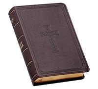 KJV Compact Large Print Lux-Leather DK Brown