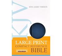 Kjv Compact Reference Bible - Blue with Magnetic Flap