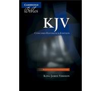 KJV Concord Reference Bible, Black Edge-lined Goatskin Leather, KJ566:XE