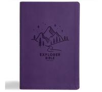 KJV Explorer Bible for Kids, Purple Leathertouch, Indexed: Placing God's Word in the Middle of God's World