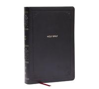 KJV Giant Print End-of-Verse Reference Bible, Black Leathersoft, Red Letter, Comfort Print