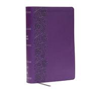 KJV Giant Print End-of-Verse Reference Bible, Purple Leathersoft, Red Letter, Comfort Print