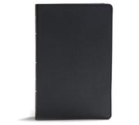 KJV Giant Print Reference Bible, Black Genuine Leather, Indexed: Red Letter, Ribbon Marker, Smythe-Sewn, Two-Column Text, Concordance, Presentation Page, Full-Color Maps, Easy-To-Read Font Size