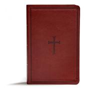 KJV Giant Print Reference Bible, Brown LeatherTouch, Indexed: Red Letter, Ribbon Marker, Smythe-Sewn, Two-Column Text, Concordance, Presentation Page, Full-Color Maps, Easy-To-Read Font Size