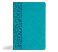 KJV Giant Print Reference Bible, Teal Leathertouch, Indexed