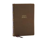 KJV Holy Bible: Compact Bible with 43,000 Center-Column Cross References, Brown Leathersoft, Red Letter, Comfort Print: King James Version