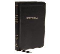 KJV Holy Bible: Compact Thinline, Black Leathersoft, Red Letter, Comfort Print: King James Version: Holy Bible, King James Version