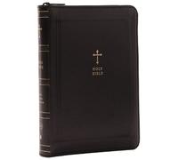 KJV Holy Bible: Compact with 43,000 Cross References, Black Leathersoft with zipper, Red Letter, Comfort Print: King James Version