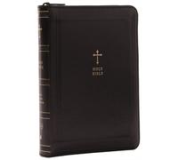 KJV Holy Bible: Compact with 43,000 Cross References, Black Leathersoft Zipper