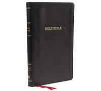KJV Holy Bible: Deluxe Thinline with Cross References, Black Leathersoft, Red Letter, Comfort Print (Thumb Indexed): King James Version: Holy Bible, King James Version