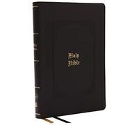 KJV Holy Bible: Giant Print Thinline Bible, Black Leathersoft, Red Letter, Comfort Print: King James Version (Vintage Series)