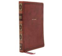 KJV Holy Bible: Giant Print Thinline Bible, Brown Leathersoft, Red Letter, Comfort Print: King James Version