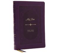 KJV Holy Bible: Giant Print Thinline Bible, Purple Leathersoft, Red Letter, Comfort Print: King James Version (Vintage Series)