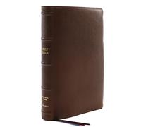 KJV Holy Bible: Giant Print with 53,000 Cross References, Brown Premium Goatskin Leather, Premier Collection, Comfort Print: King James Version: Holy Bible, King James Version