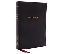 KJV Holy Bible: Giant Print with 53,000 Cross References, Deluxe Black Leathersoft, Red Letter, Comfort Print: King James Version