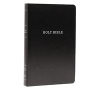 KJV Holy Bible: Gift and Award, Black Leather-Look, Red Letter, Comfort Print: King James Version