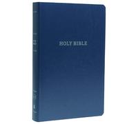 KJV Holy Bible: Gift and Award, Blue Leather-Look, Red Letter, Comfort Print: Ki