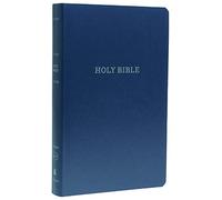 KJV Holy Bible: Gift and Award, Blue Leather-Look, Red Letter, Comfort Print: King James Version: Holy Bible, King James Version
