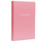 KJV Holy Bible: Gift and Award, Pink Leather-Look, Red Letter, Comfort Print: King James Version