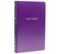 KJV Holy Bible: Gift and Award, Purple Leather-Look, Red Letter, Comfort Print: King James Version: Holy Bible, King James Version