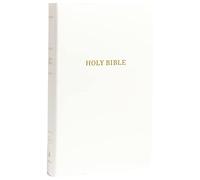 KJV Holy Bible: Gift and Award, White Leather-Look, Red Letter, Comfort Print: King James Version: Holy Bible, King James Version