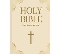 KJV Holy Bible King James Version: Large book with thick paper,