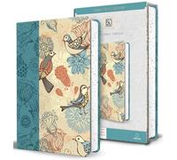 KJV Holy Bible, Large Print Medium Format, Blue with Birds Faux Leather W/ Ribbon Marker, Red Letter: King James Version, Blue With Birds Faux Leather ... Large Print, Medium Format, Red Letter