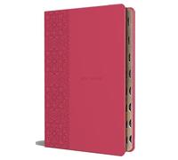 KJV Holy Bible, Large Print Medium Format, Fuchsia Faux Leather W/Ribbon Marker, Red Letter, Thumb Index: King James Version, Medium Format, Fucsia ... Index (KJV Medium Size Large Print Editions)
