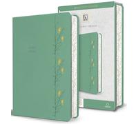 KJV Holy Bible, Large Print Medium Format, Green with Birds Faux Leather W/ Ribbon Marker, Red Letter: King James Version, Green With Birds, Faux ... Medium Format, With Ribbon Marker, Red Letter