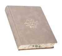 KJV Holy Bible, Large Print Note-taking Bible, Vegan Le - NEW Christian Art P 2