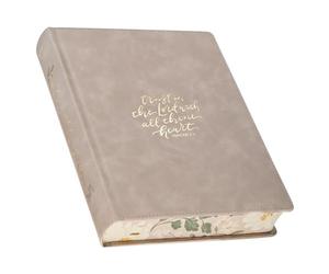 KJV Holy Bible, Large Print Note-taking Bible, Vegan Le - NEW Christian Art P 2