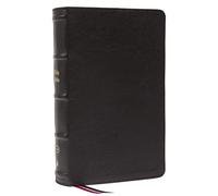 KJV Holy Bible: Large Print Single-Column with 43,000 End-of-Verse Cross References, Black Genuine Leather, Personal Size, Red Letter, Comfort Print: King James Version
