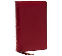 KJV Holy Bible: Large Print Single-Column with 43,000 End-of-Verse Cross References, Red Goatskin Leather, Premier Collection, Personal Size, Thumb ... James Version: Holy Bible, King James Version