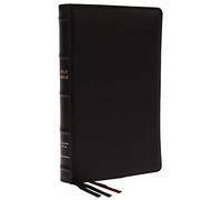 KJV Holy Bible: Large Print Thinline, Black Goatskin Leather, Premier Collection, Red Letter, Comfort Print (Thumb Indexed): King James Version: Holy Bible, King James Version