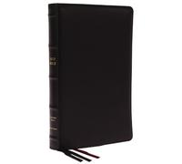 KJV Holy Bible: Large Print Thinline, Black Goatskin Leather, Premier Collection, Red Letter, Comfort Print (Thumb Indexed): King James Version