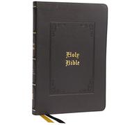 King James Version – KJV Holy Bible – Large Print Thinline, Red Letter – Black Leathersoft