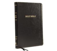 KJV Holy Bible: Large Print Thinline, Black Leathersoft, Red Letter, Comfort Print (Thumb Indexed): King James Version: Holy Bible, King James Version