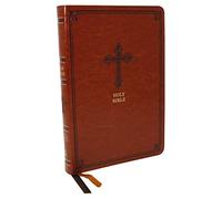KJV Holy Bible: Large Print Thinline, Brown Leathersoft, Red Letter, Comfort Print: King James Version