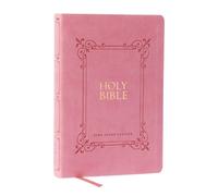 KJV Holy Bible: Large Print with 53,000 Center-Column Cross References, Pink Leathersoft, Red Letter, Comfort Print: King James Version