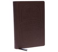 KJV Holy Bible: Large Print with 53,000 Cross References, Brown Genuine Leather, Red Letter, Comfort Print: King James Version (Verse Art Cover Collection): Holy Bible, King James Version