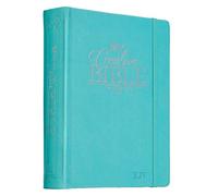 KJV Holy Bible, My Creative Bible, Faux Leather Hardcover - Ribbon Marker, King James Version, Teal W/Elastic Closure